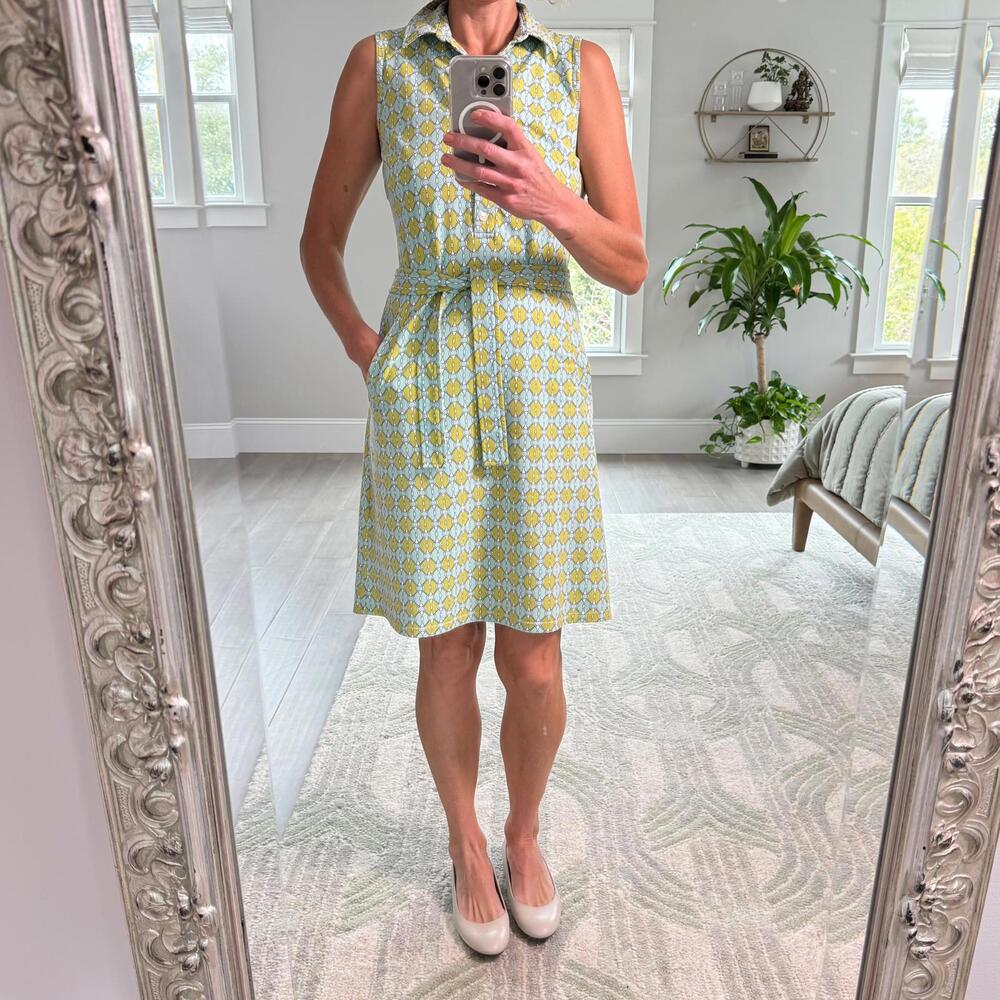 J.McLaughlin Sleeveless Casual Dress Knee Length Size Small